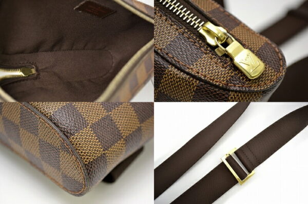 11451404 2 Louis Vuitton Damier Jeronimos Body Bag Canvas Brown