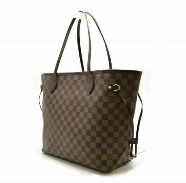 11451407 1 Louis Vuitton Damier Neverfull MM Tote Bag Canvas Brown