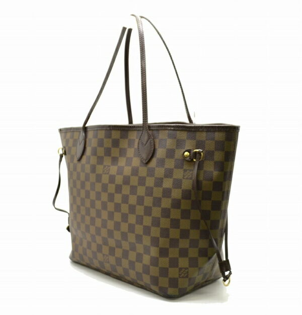 11451434 1 Louis Vuitton Damier Neverfull MM Tote Bag Canvas Brown