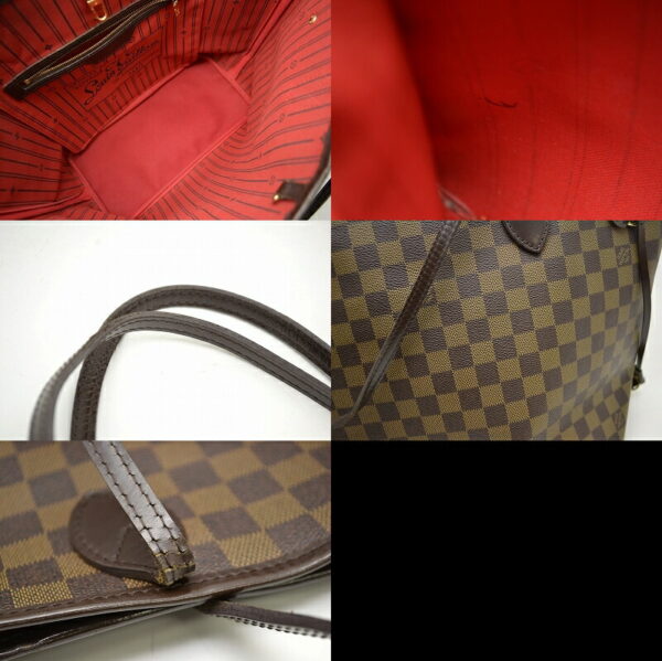 11451434 2 Louis Vuitton Damier Neverfull MM Tote Bag Canvas Brown