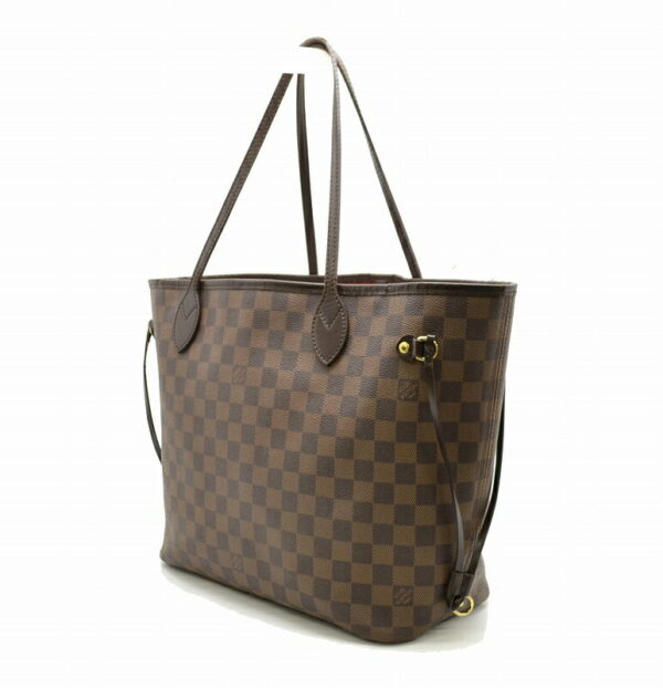 11451455 1 Louis Vuitton Damier Neverfull MM Tote Bag Canvas Brown