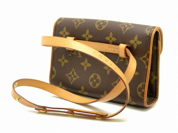 11451501 1 Louis Vuitton Monogram Pochette Florentine Waist Pouch Canvas Brown