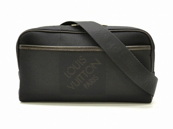 11451540 Louis Vuitton Damierjean Acrobat Waist Bag Canvas Noir Black