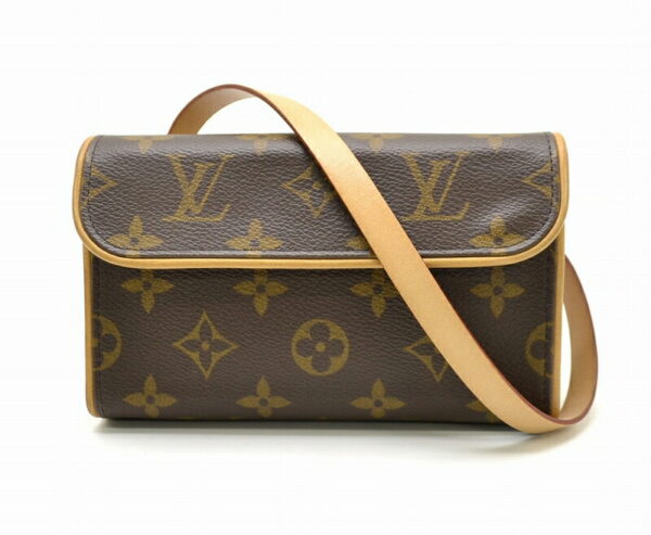 11460149 Louis Vuitton Pochette Florentine Waist Pouch Canvas Brown