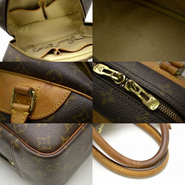 11460214 2 Louis Vuitton Monogram Bowling Vanity Deauville Bag Brown