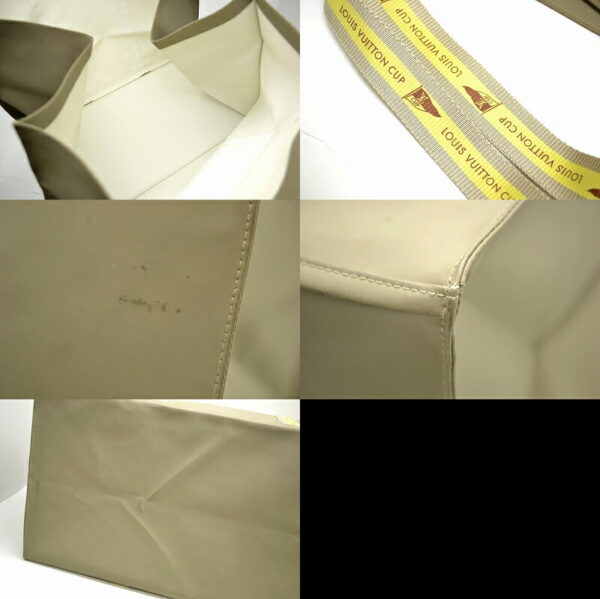 11460311 2 Louis Vuitton Louis Vuitton Cup 2003 Tote Bag Canvas Greige Yellow