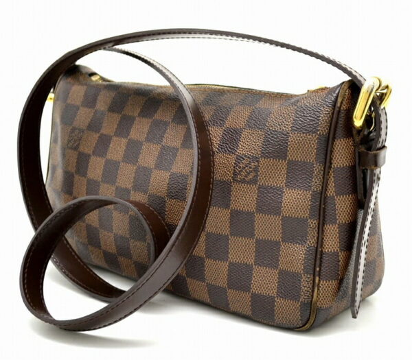 11460332 1 Louis Vuitton Damier Ravello GM Crossbody Bag Canvas Brown