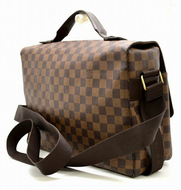 11460444 1 Louis Vuitton Damier Broadway Crossbody Bag Canvas Brown