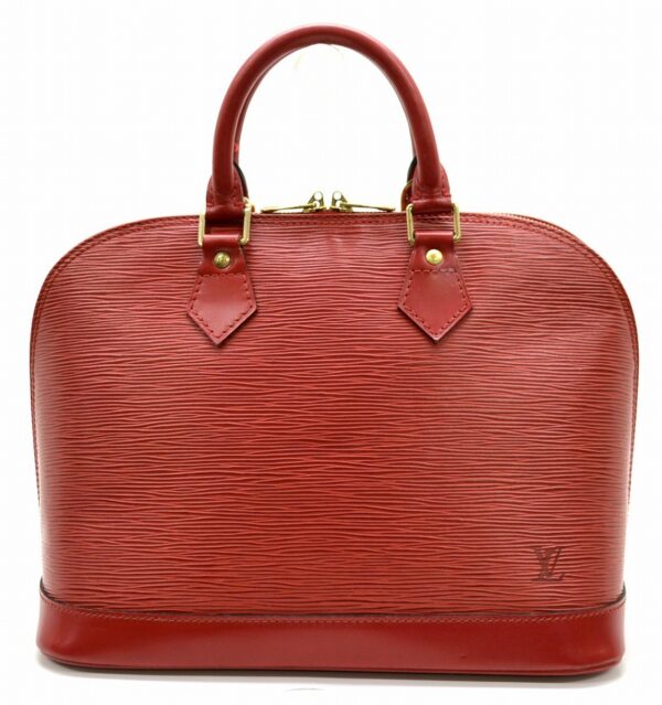 11460613 Louis Vuitton Epi Alma Handbag Leather Castilian Red