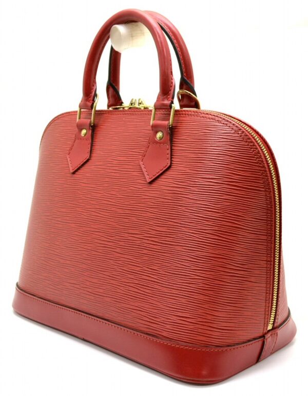 11460613 1 Louis Vuitton Epi Alma Handbag Leather Castilian Red