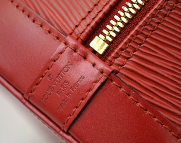 11460613 8 Louis Vuitton Epi Alma Handbag Leather Castilian Red