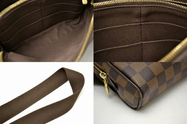 11460740 2 Louis Vuitton Damier Bumbag Brooklyn Waist Bag Canvas Brown