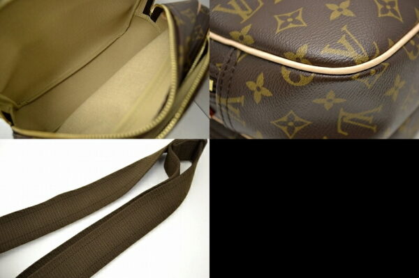 11460741 2 Louis Vuitton Monogram Reporter PM Crossbody Bag Canvas Brown