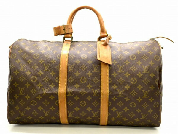 11460744 Louis Vuitton Monogram Keepall 50 Bag Canvas Brown