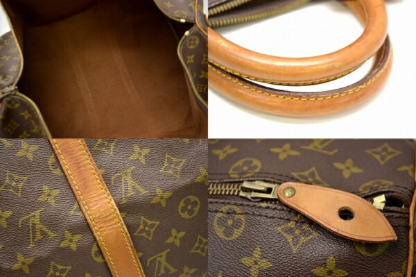 11460744 2 Louis Vuitton Monogram Keepall 50 Bag Canvas Brown