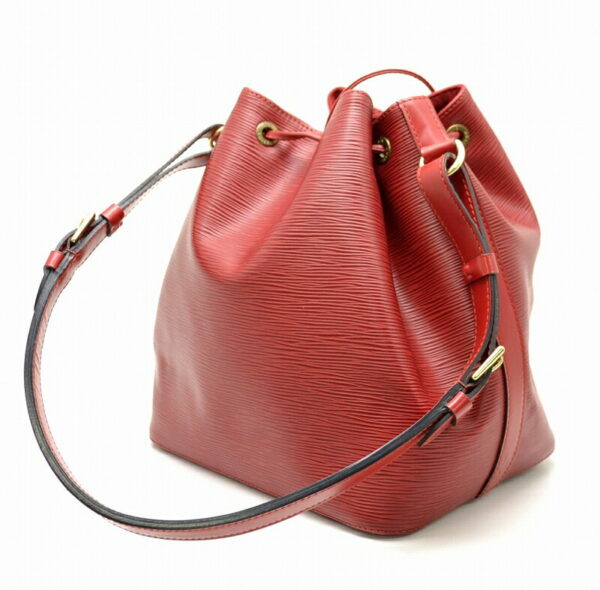 11460805 1 Louis Vuitton Epi Petit Noe Shoulder Bag Leather Castilian Red