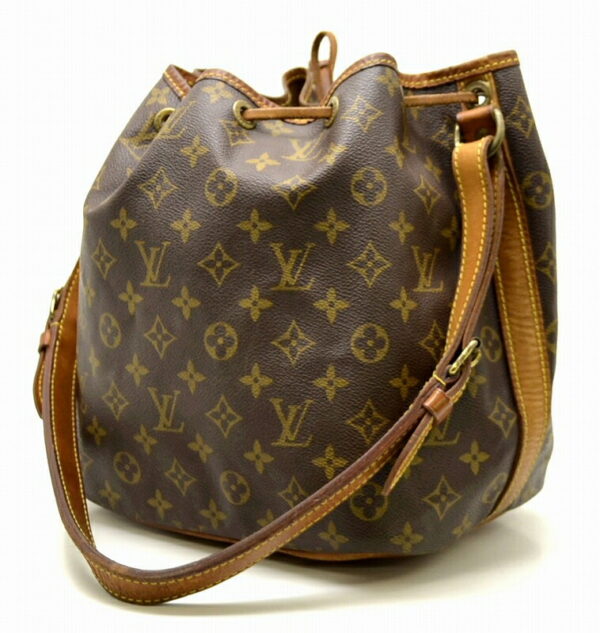 11460963 1 Louis Vuitton Monogram Petit Noe Shoulder Bag Canvas Brown