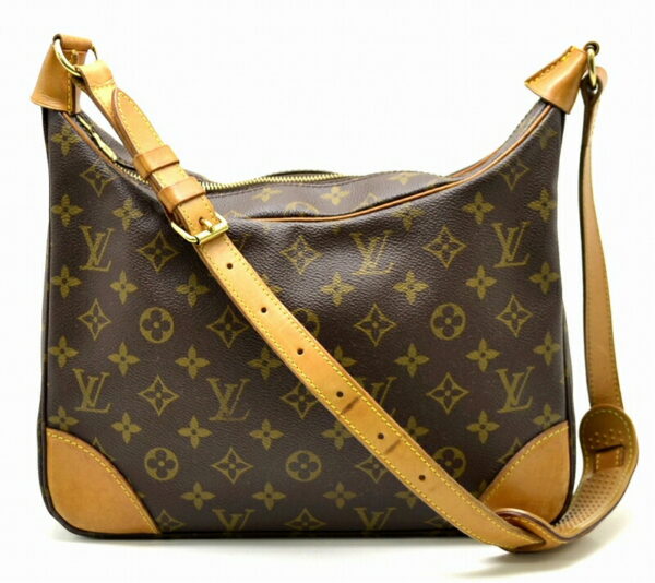 11461285 Louis Vuitton Monogram Boulogne Shoulder Bag Canvas Brown