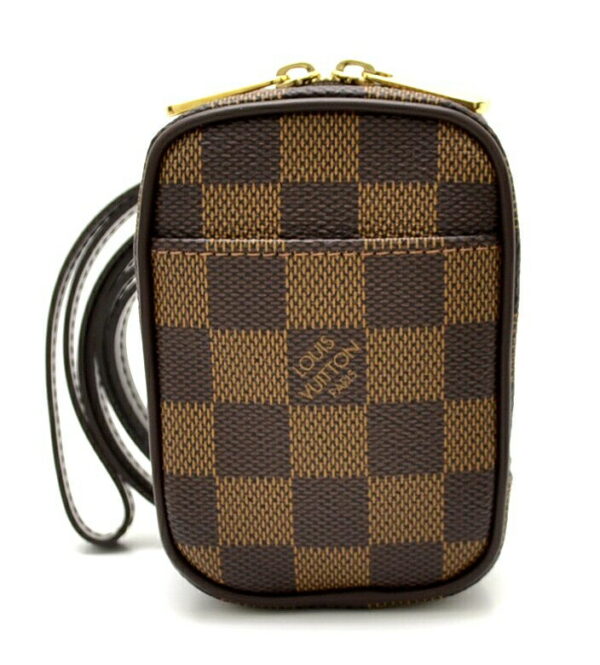 11461321 Louis Vuitton Damier Okapi PM Mini Pouch Canvas Brown