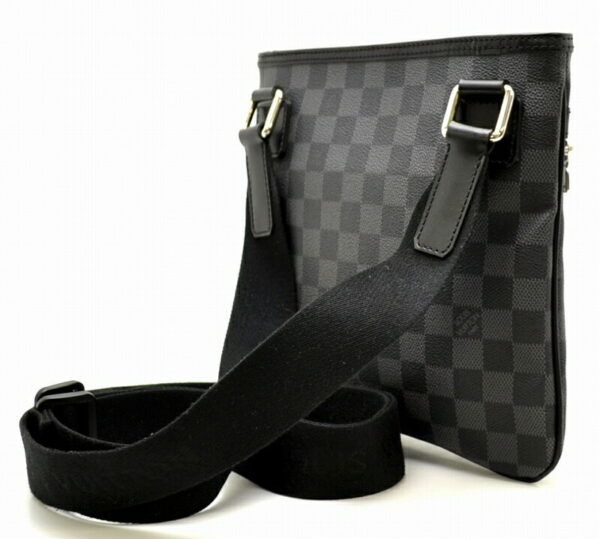 11461412 1 Louis Vuitton Damier Graphite Thomas Crossbody Bag Canvas Black