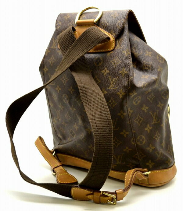 11461413 1 Louis Vuitton Monogram Montsouris GM Rucksack Canvas Brown