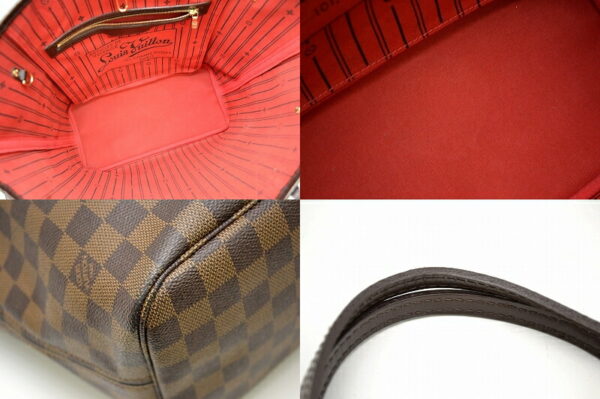 11461428 2 Louis Vuitton Damier Neverfull MM Tote Bag Canvas Brown