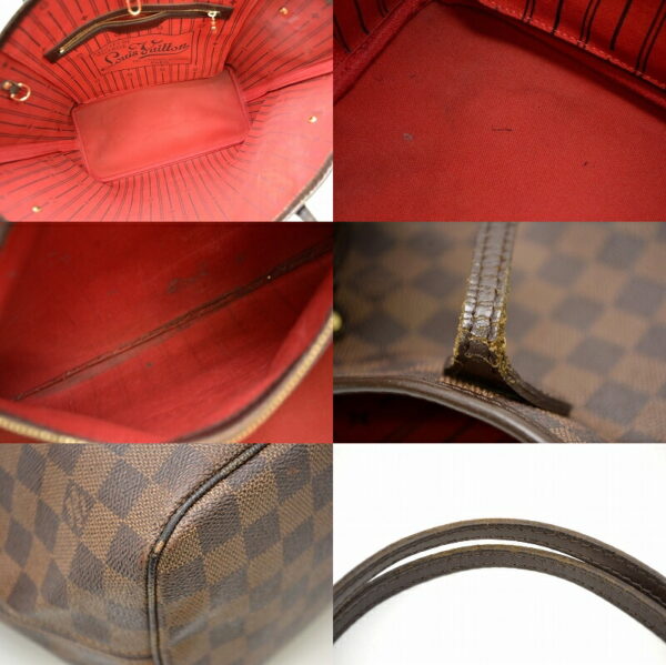 11461450 2 Louis Vuitton Damier Neverfull MM Tote Bag Canvas Brown