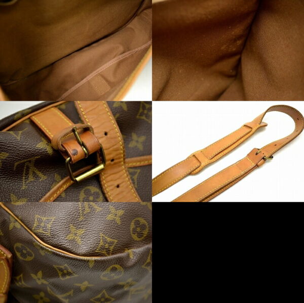 11461463 2 Louis Vuitton Monogram Saumur 35 Crossbody Bag Canvas Brown