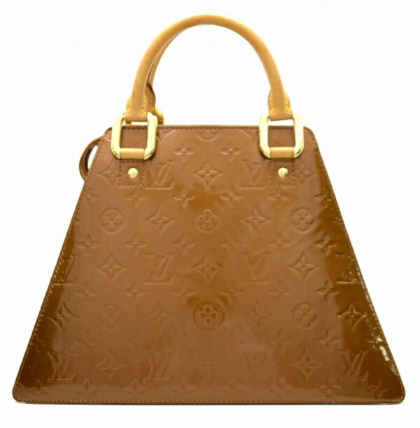 11461547 Louis Vuitton Vernis Forsyth Handbag Leather Bronze