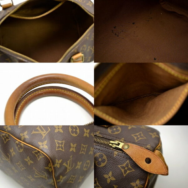 11470094 2 Louis Vuitton Monogram Speedy 30 Bag Canvas Brown