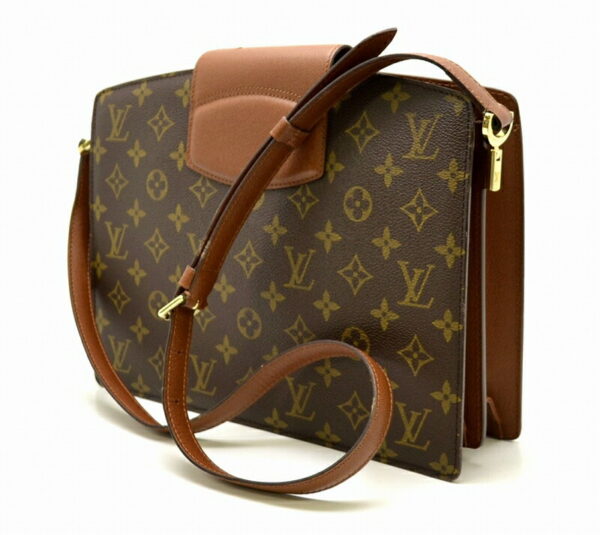 11470114 1 Louis Vuitton Monogram Courcel Crossbody Bag Canvas Brown