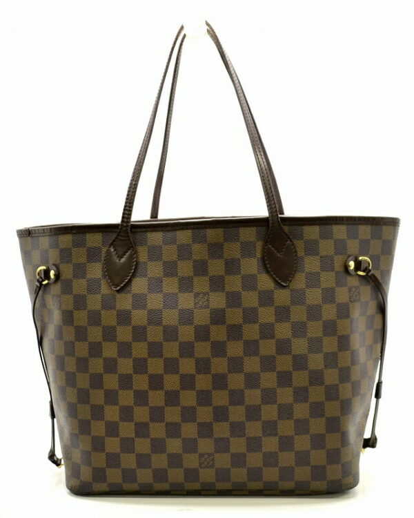 11470118 Louis Vuitton Damier Neverfull MM Tote Bag Canvas Brown