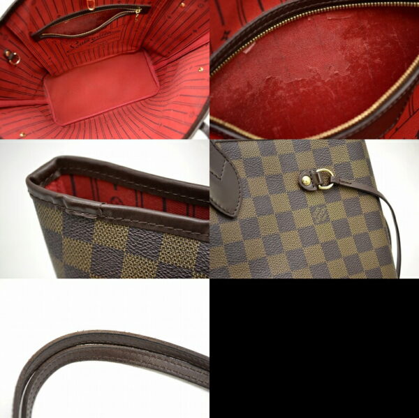 11470118 2 Louis Vuitton Damier Neverfull MM Tote Bag Canvas Brown