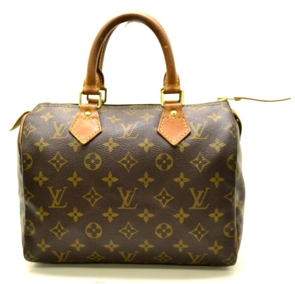 11470292 Louis Vuitton Monogram Speedy 25 Bag Canvas Brown