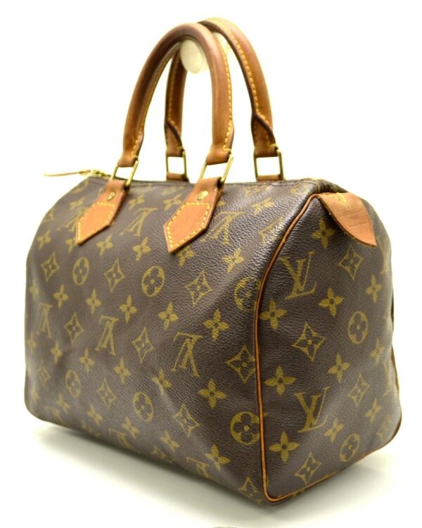 11470292 1 Louis Vuitton Monogram Speedy 25 Bag Canvas Brown