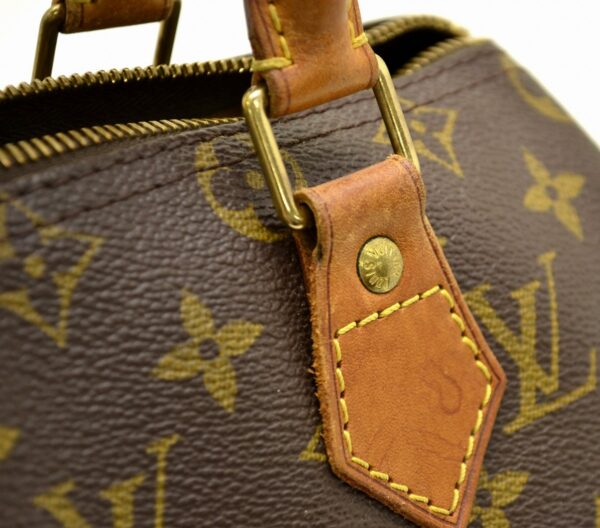 11470292 5 Louis Vuitton Monogram Speedy 25 Bag Canvas Brown