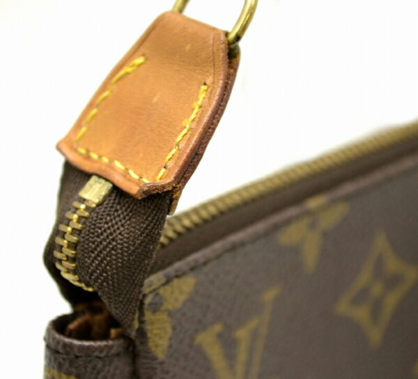 11470625 8 Louis Vuitton Monogram Pochette Accessory Pouch Canvas Brown