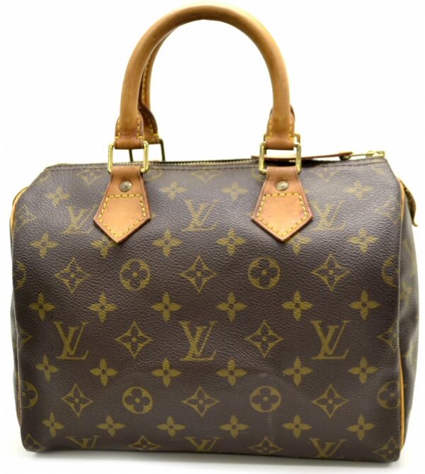 11470626 Louis Vuitton Monogram Speedy 25 Bag Canvas Brown