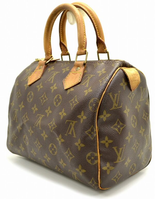 11470626 1 Louis Vuitton Monogram Speedy 25 Bag Canvas Brown