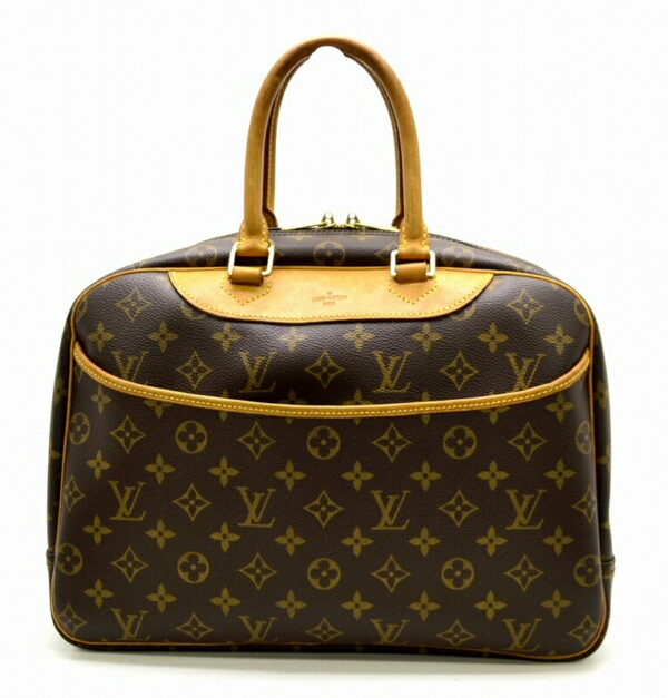 11470810 Louis Vuitton Monogram Bowling Vanity Deauville Bag Canvas Brown