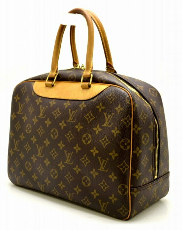 11470810 1 Louis Vuitton Monogram Bowling Vanity Deauville Bag Canvas Brown