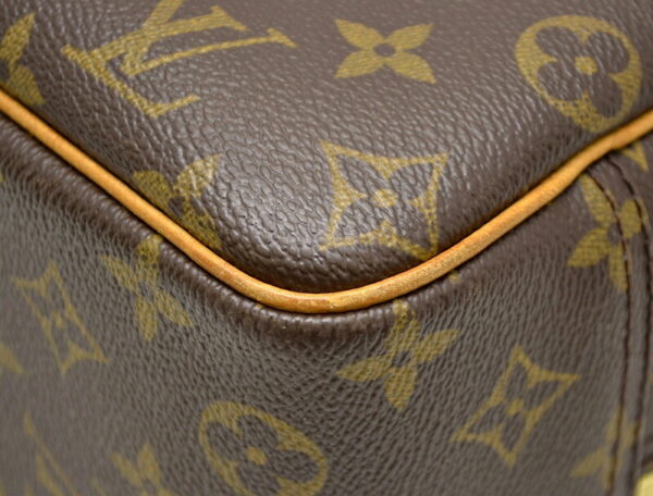 11470810 2 Louis Vuitton Monogram Bowling Vanity Deauville Bag Canvas Brown