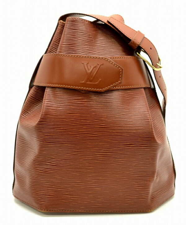 11470842 Louis Vuitton Epi Sac DePaul Shoulder Bag Leather Kenya Brown