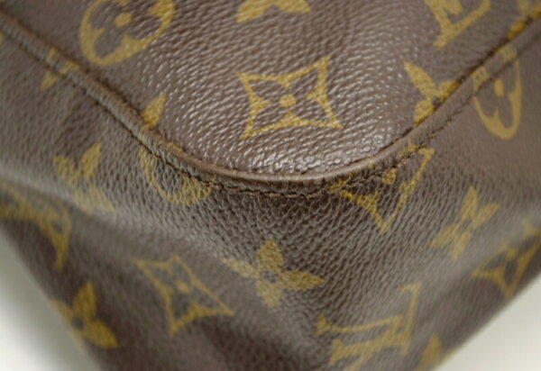 11470845 2 Louis Vuitton Monogram Mini Looping Shoulder Bag Canvas Brown