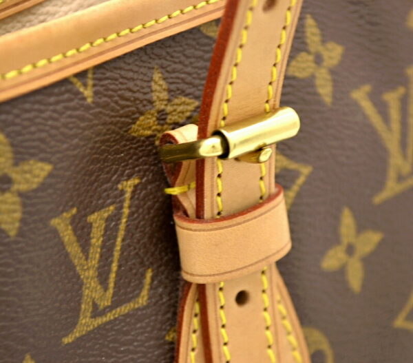 11470918 5 Louis Vuitton Monogram Bucket PM Shoulder Bag Canvas Brown