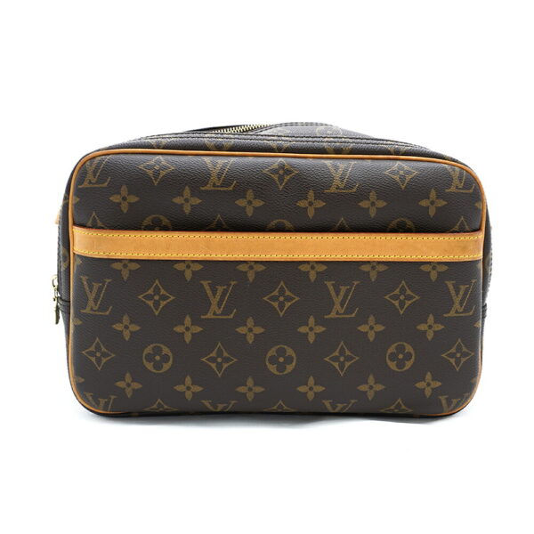 11470 2 Louis Vuitton Reporter PM Shoulder Bag Monogram Brown