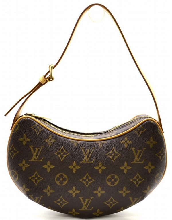 11471067 Louis Vuitton Monogram Pochette Croissant Shoulder Bag Canvas Brown