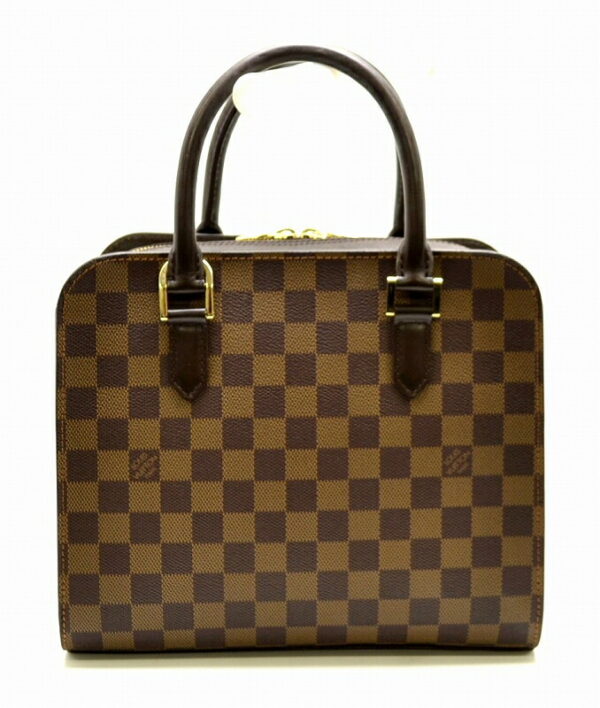 11471069 Louis Vuitton Damier Triana Handbag Canvas Brown