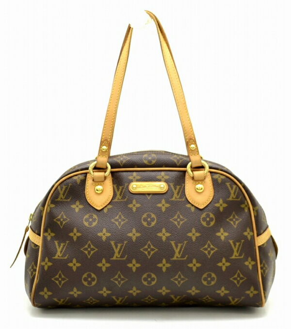 11471070 Louis Vuitton Monogram Montorgueil PM Shoulder Bag Canvas Brown