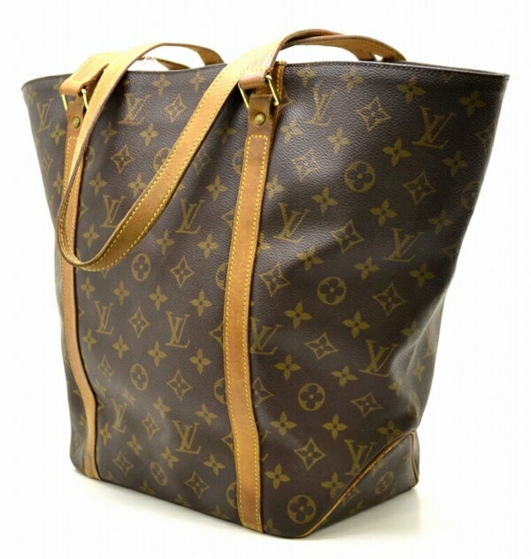 11471080 1 Louis Vuitton Monogram Sac Shopping Tote Bag Canvas Brown